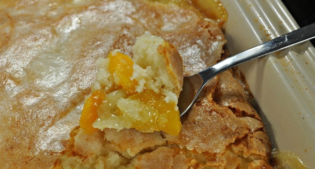 Mom's Magic Peach Cobbler