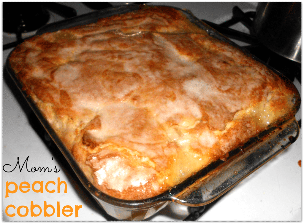 Mom's Magic Peach Cobbler