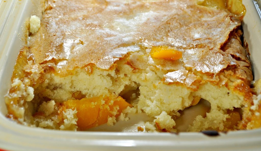 Mom's Magic Peach Cobbler