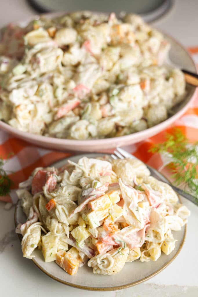 CRAB PASTA SALAD