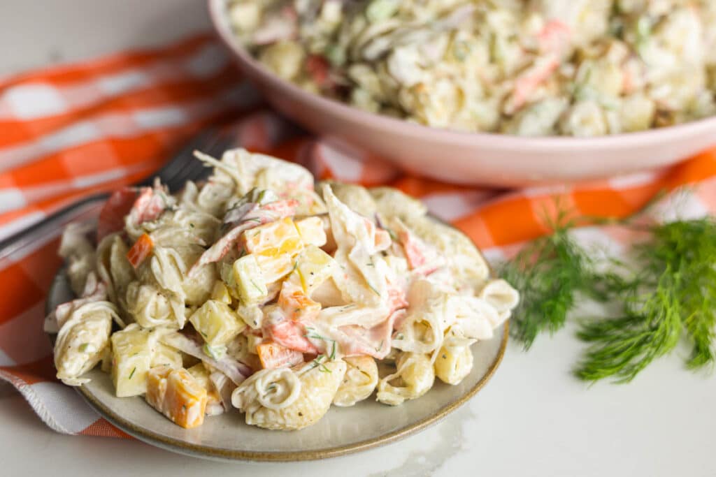 CRAB PASTA SALAD