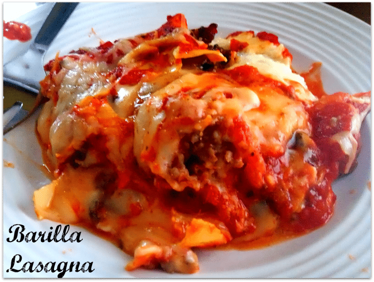Food Hussy Recipe Review: Barilla Oven Ready 5 Layer Lasagna