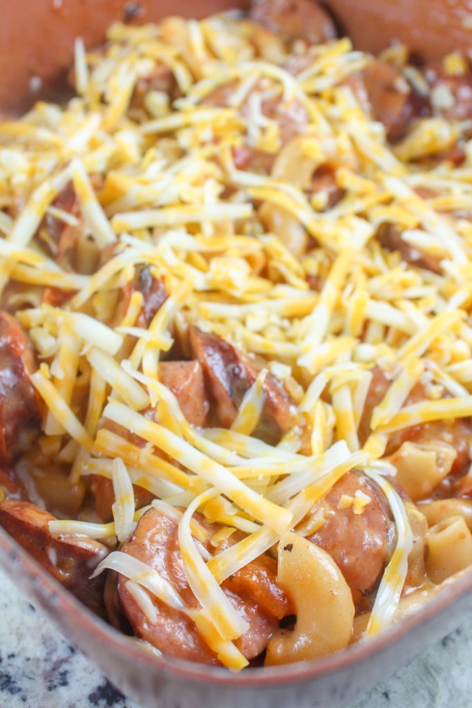 One Pot Cheesy Sausage Pasta