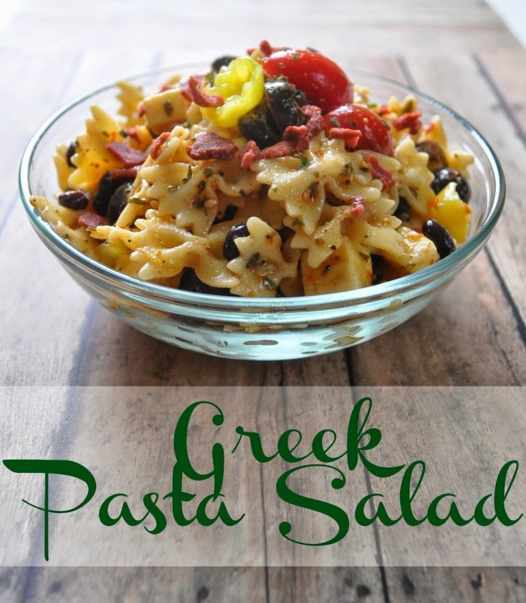 Recipe: Greek Pasta Salad