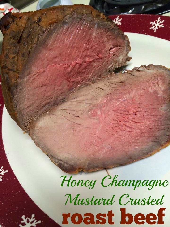 Guest Recipe: Honey Champagne Mustard Crusted Roast Beef