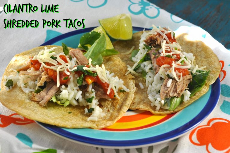 Recipe: Cilantro Lime Shredded Pork Tacos