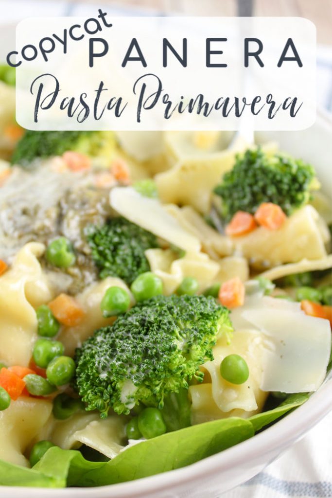 Copycat Panera Pasta Primavera