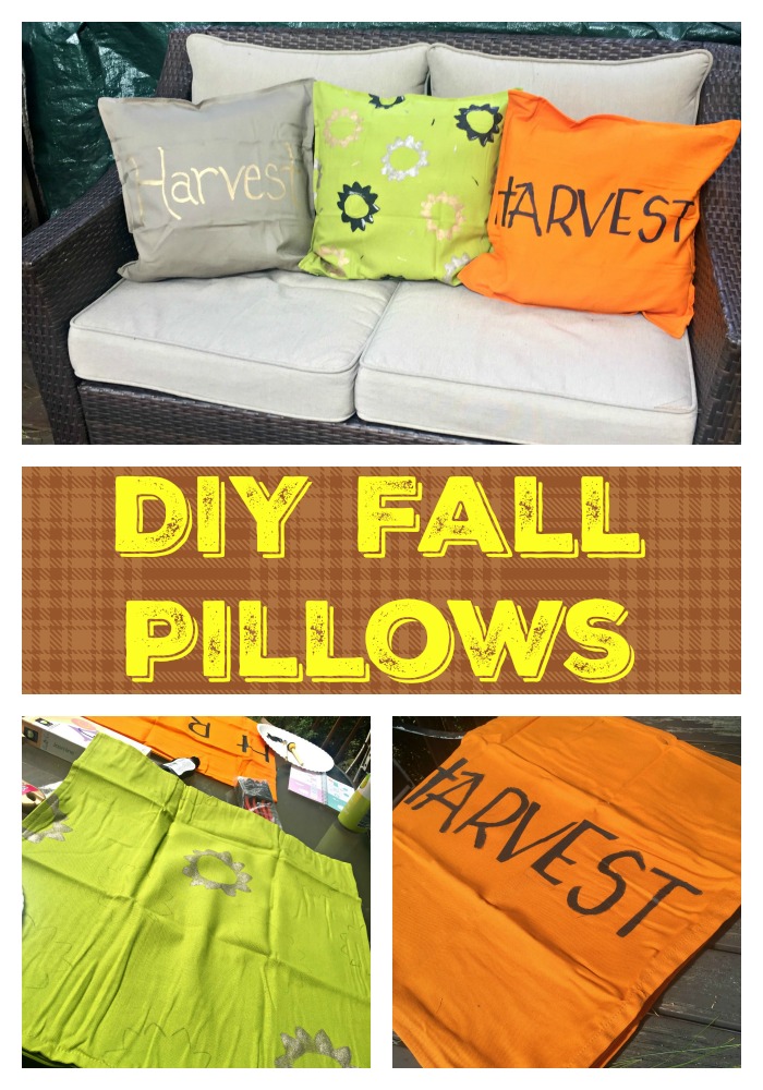 diy fall pillows