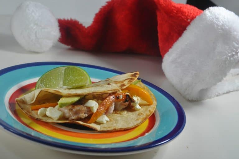 Raspberry Lime Shrimp Tacos