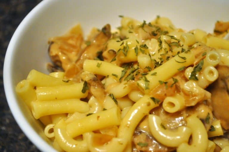 Recipe: Creamy Parmesan Mushroom Pasta