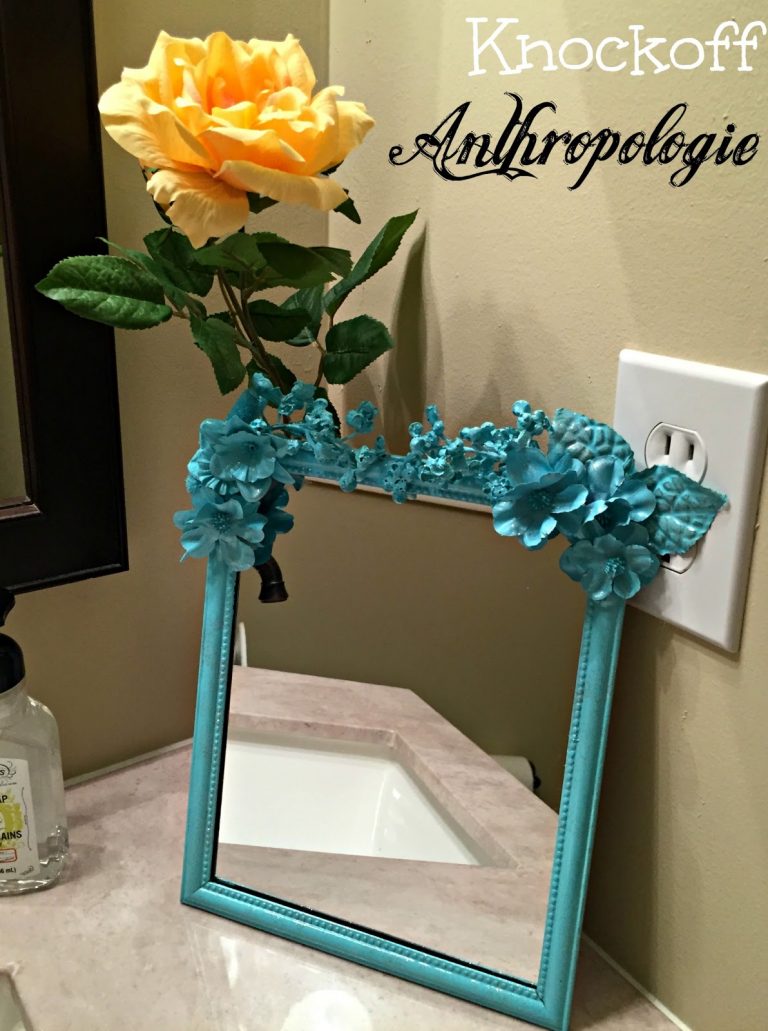 DIY: Knockoff Anthropologie Mirror (Just $4!)
