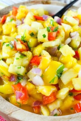 Mango Pineapple Habanero Salsa