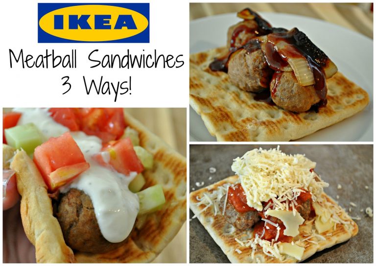 Food Hussy Recipe: Meatball Sandwiches 3-Ways with IKEA