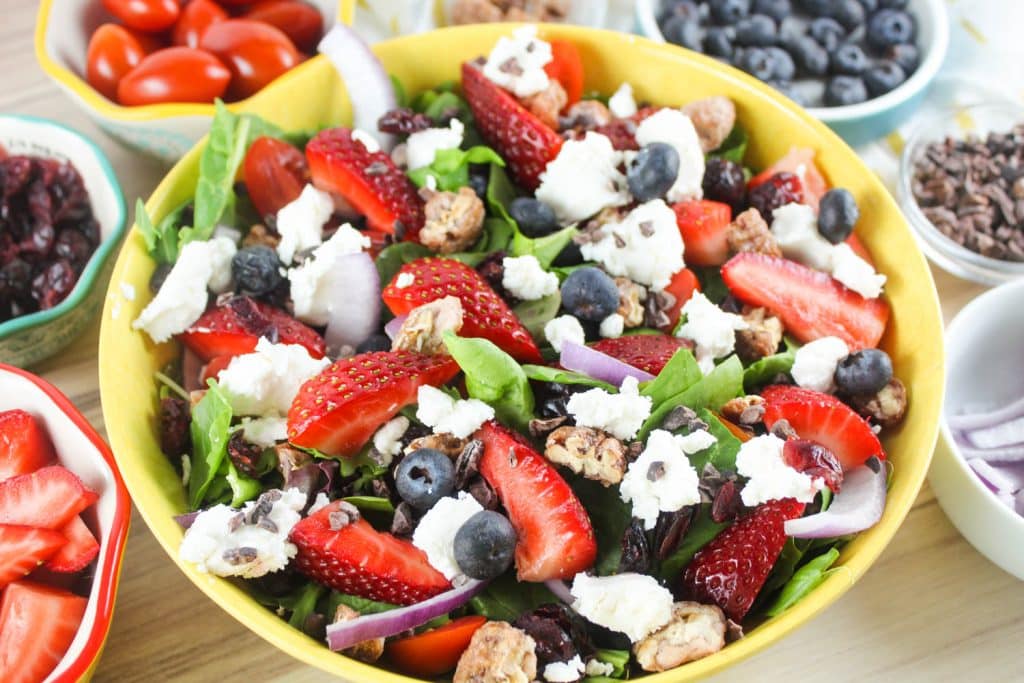 Strawberry Goat Cheese Salad