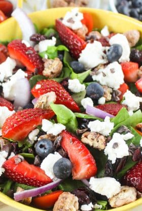 Strawberry Goat Cheese Salad