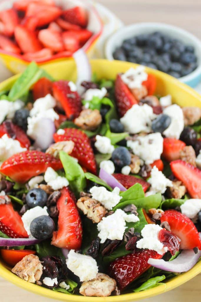 Strawberry Goat Cheese Salad