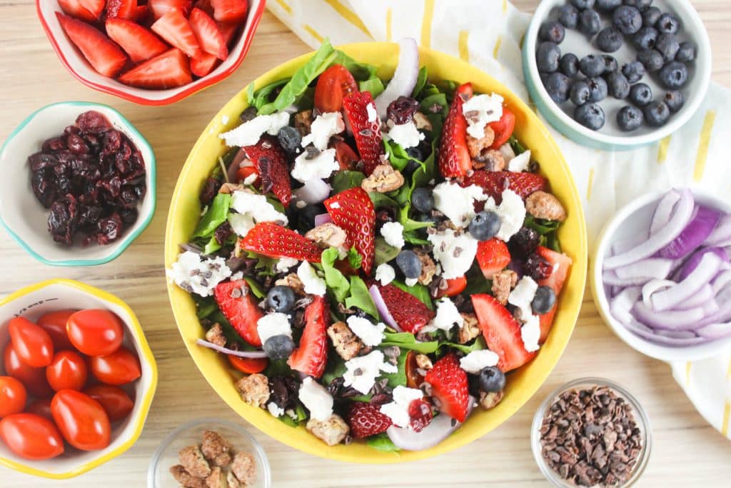 Strawberry Goat Cheese Salad