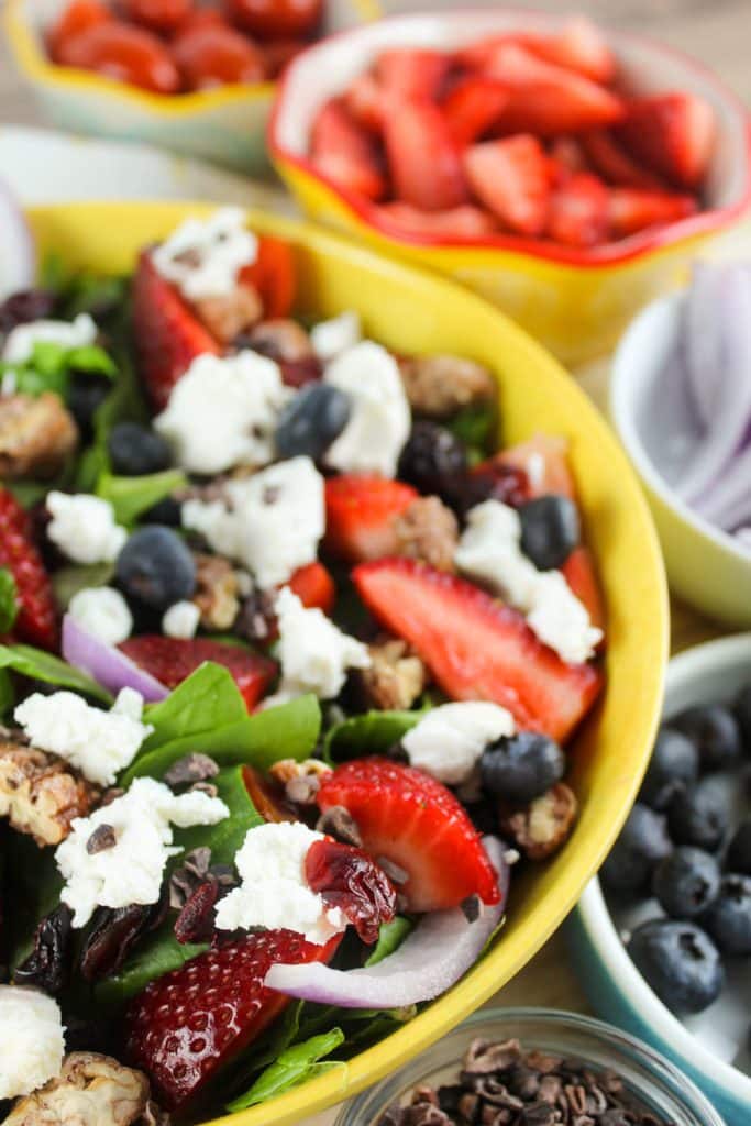 Strawberry Goat Cheese Salad