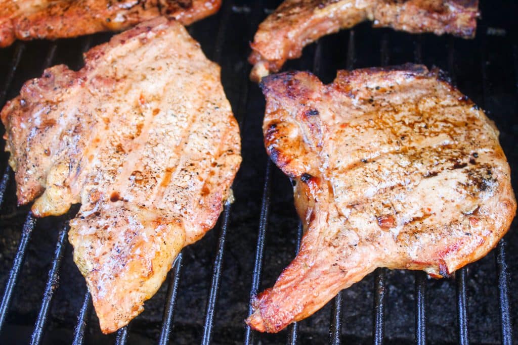 traeger grilled pork chops