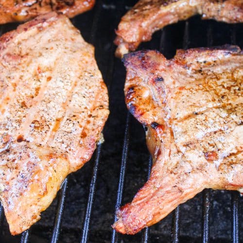 traeger grilled pork chops