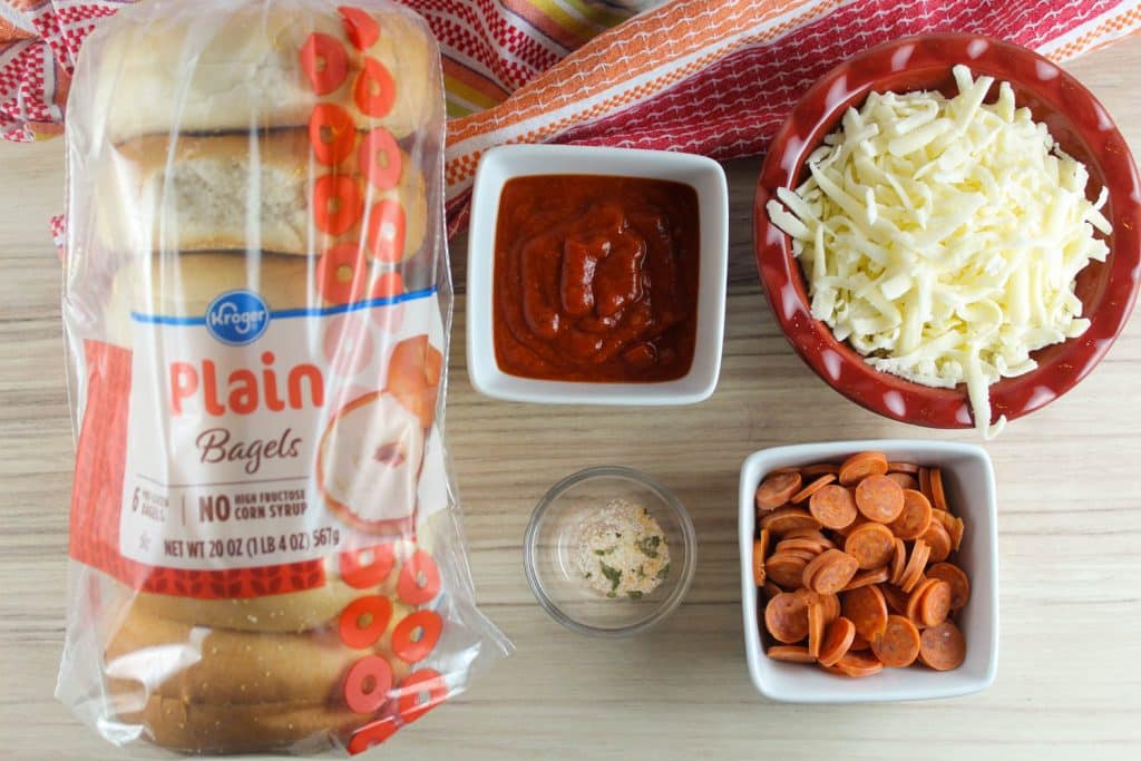 Pizza Bagels in the Air Fryer