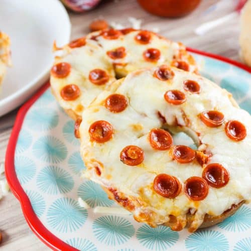 Pizza Bagels in the Air Fryer