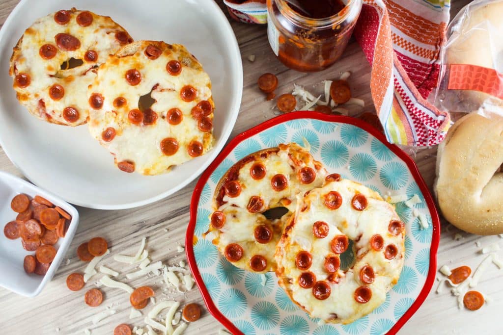 Pizza Bagels in the Air Fryer