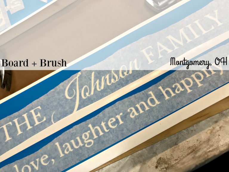 Review: Board + Brush Sign Painting Class