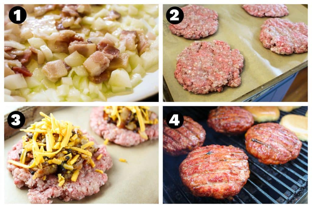 how to make Traeger Smoked Stuffed Burgers