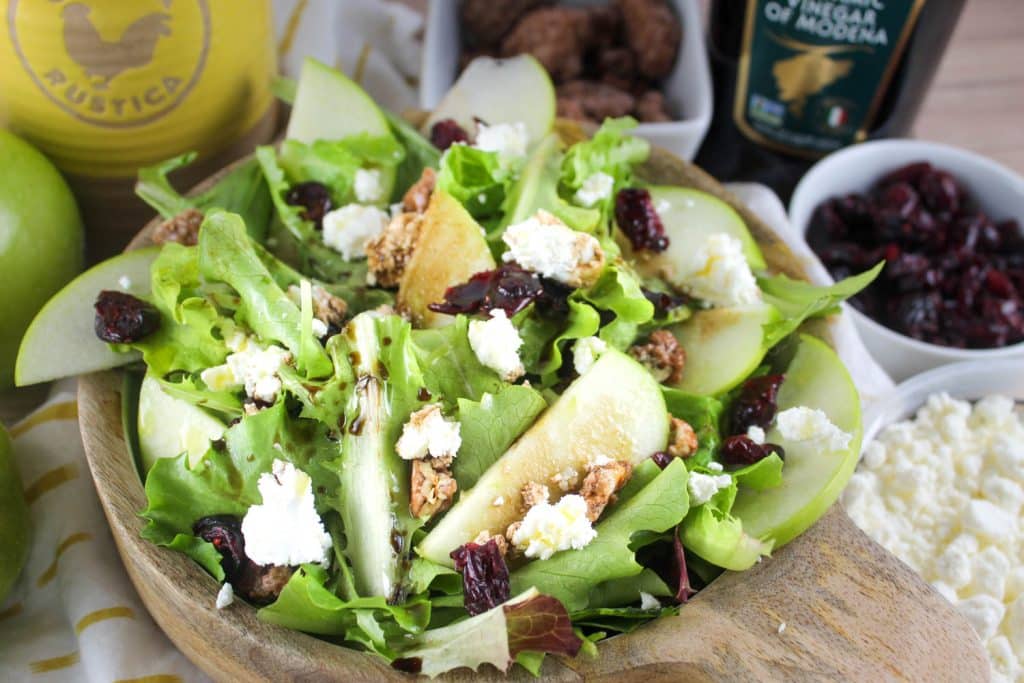 Apple Goat Cheese Salad