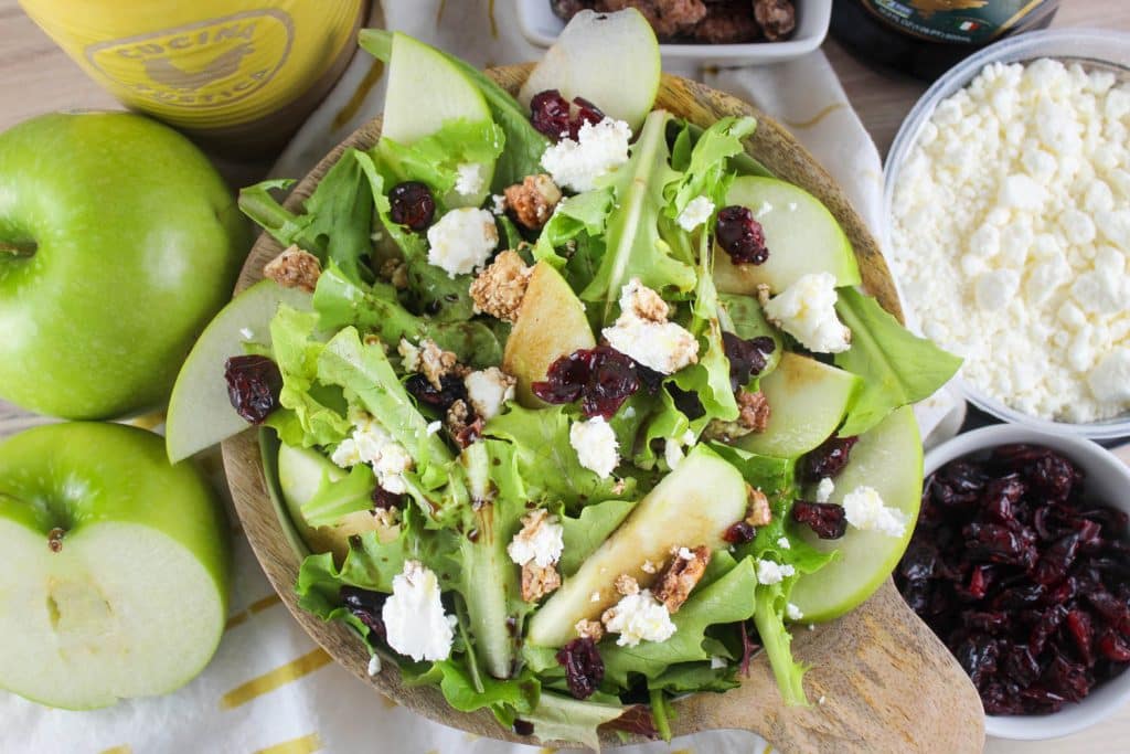 Apple Goat Cheese Salad