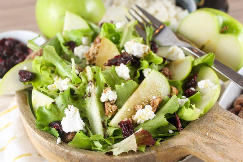 Apple Goat Cheese Salad