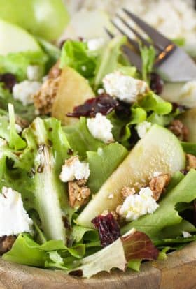 Apple Goat Cheese Salad