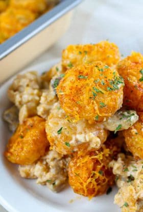 Healthier Tater Tot Casserole