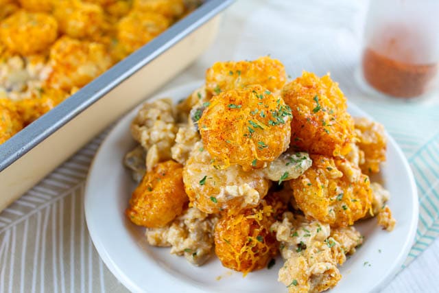 Healthier Tater Tot Casserole