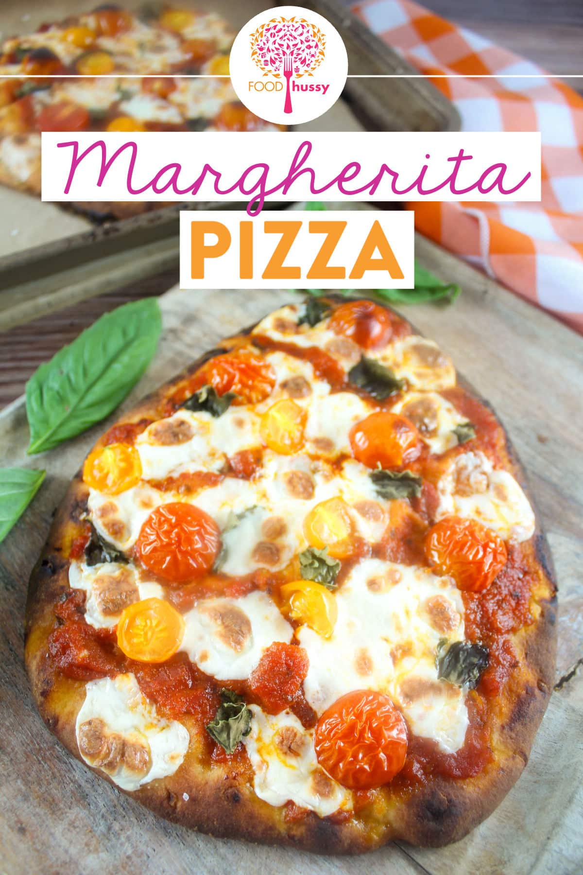 Neapolitan Margherita Pizza is the epitome of freshness! But this is the quick and easy way to make it - we take a shortcut with naan flatbread but still use fresh tomatoes and fresh mozzarella! via @foodhussy