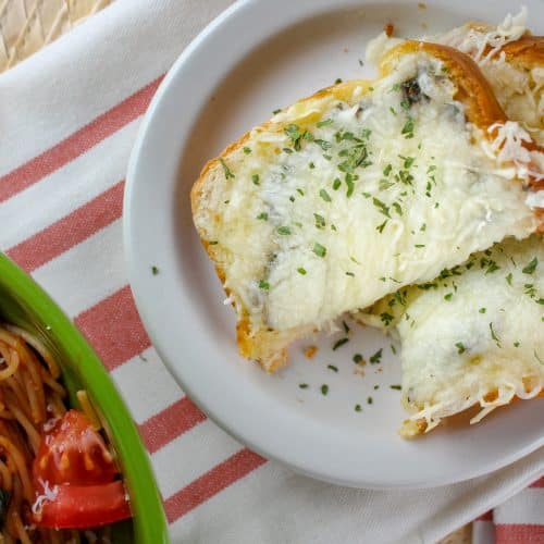 Air Fryer Garlic Cheese Bread