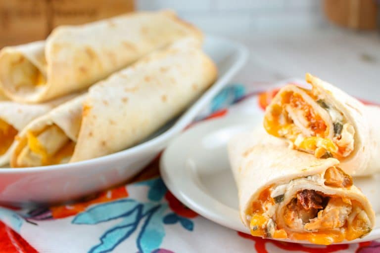 Air Fryer Chicken Burritos