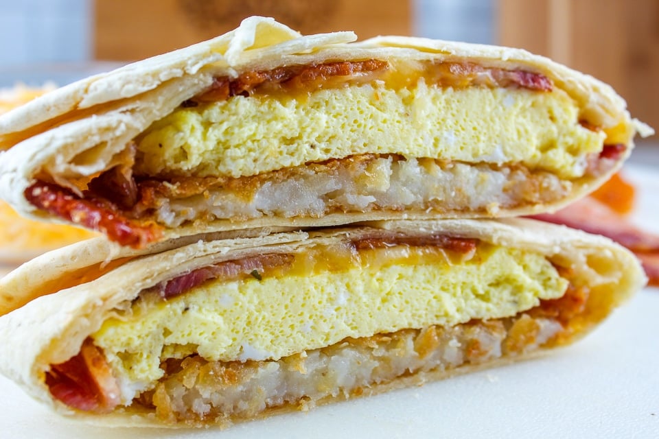 Air Fryer Copycat Taco Bell Breakfast Crunchwrap