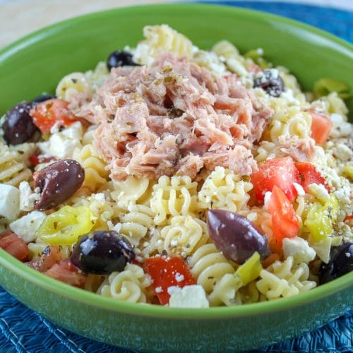 Greek Tuna Pasta