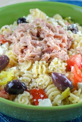 tuna pasta salad with no mayo
