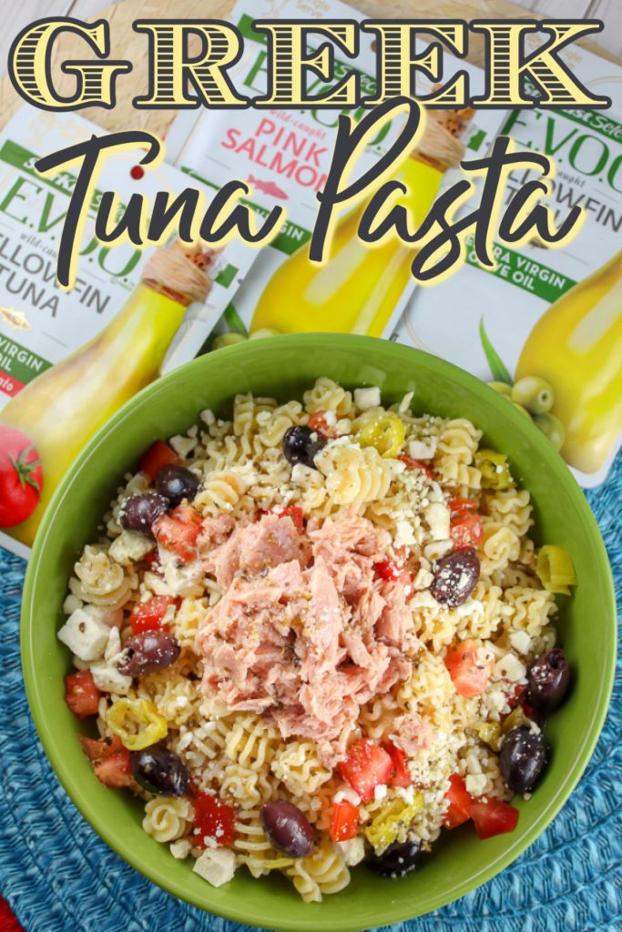 greek tuna pasta