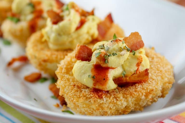 Fried Deviled Eggs – in the air fryer!