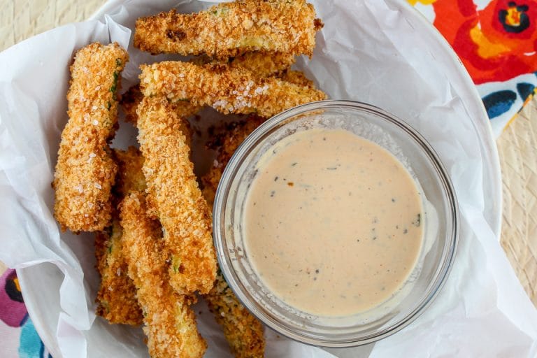 Air Fryer Spicy Zucchini Fries