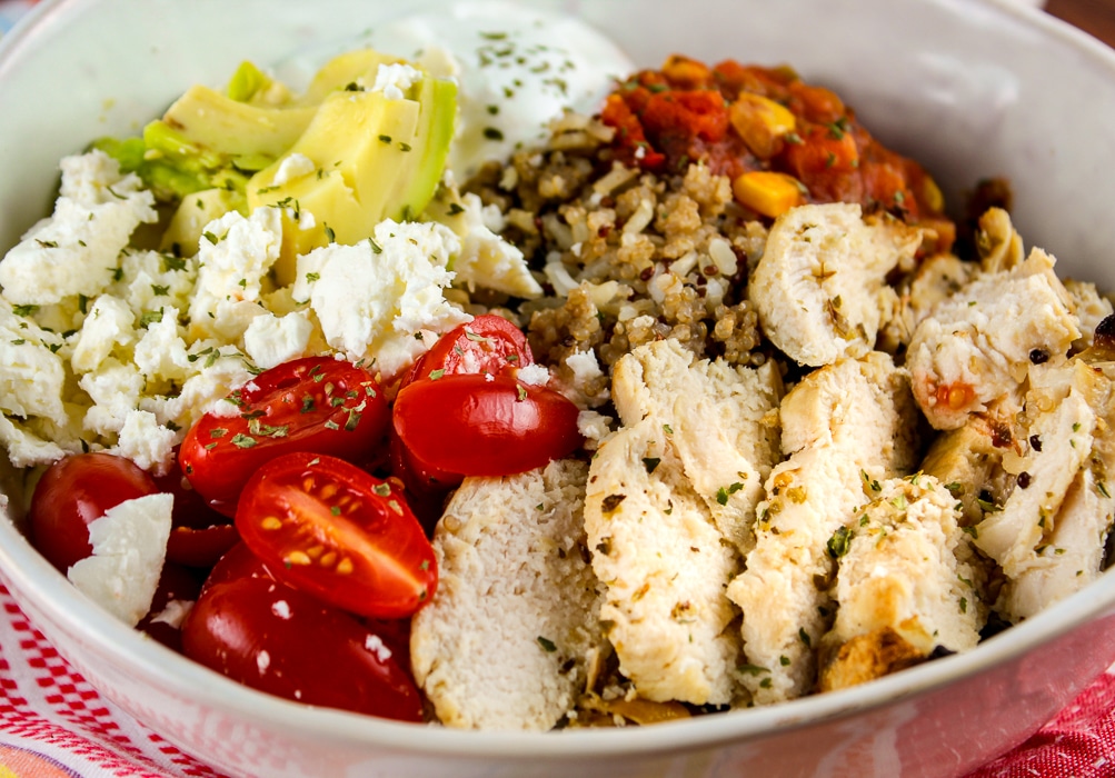 Chicken Salad Grain Bowls