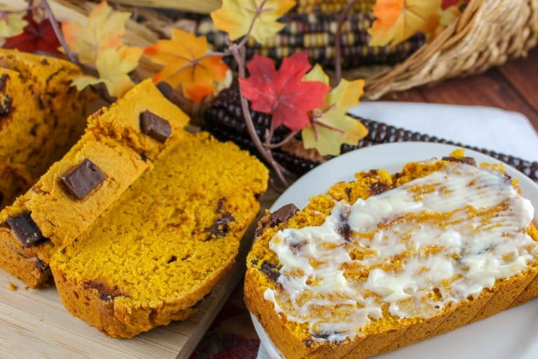 Egg Free Chocolate Chip Pumpkin Bread