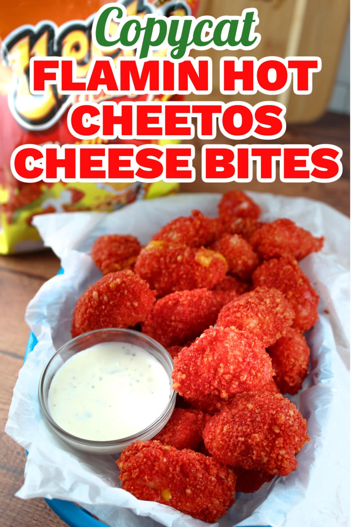 This Copycat Applebees Flamin' Hot Cheetos Cheese Bites recipe puts a twist on the deep fried finger food. They're crunchy, spicy hot and soooo cheesy! But no need to find your nearest Applebees - you can make them at home (in your air fryer)!   via @foodhussy