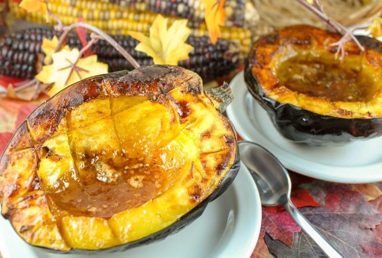 Easy Air Fryer Acorn Squash