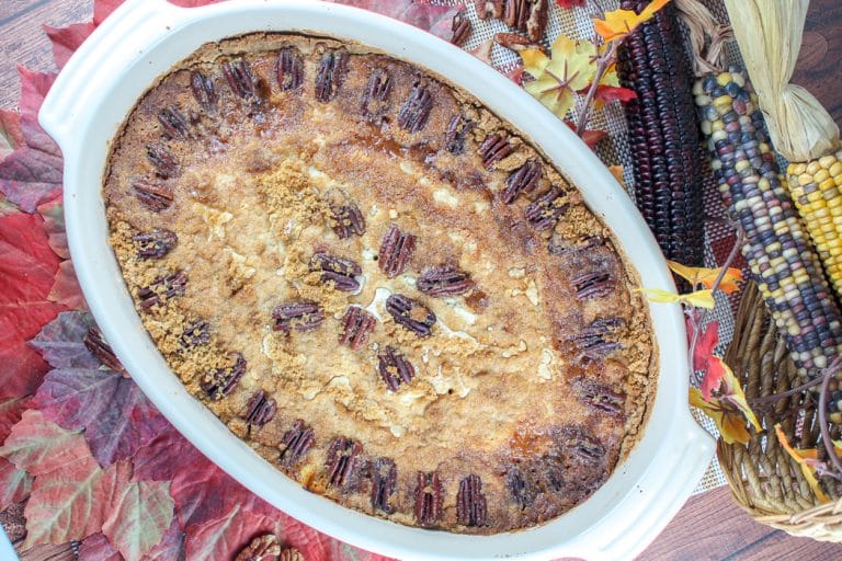 The Best Pineapple Pumpkin Dump Cake