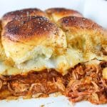 Cheesy Hawaiian Pulled Pork Sliders